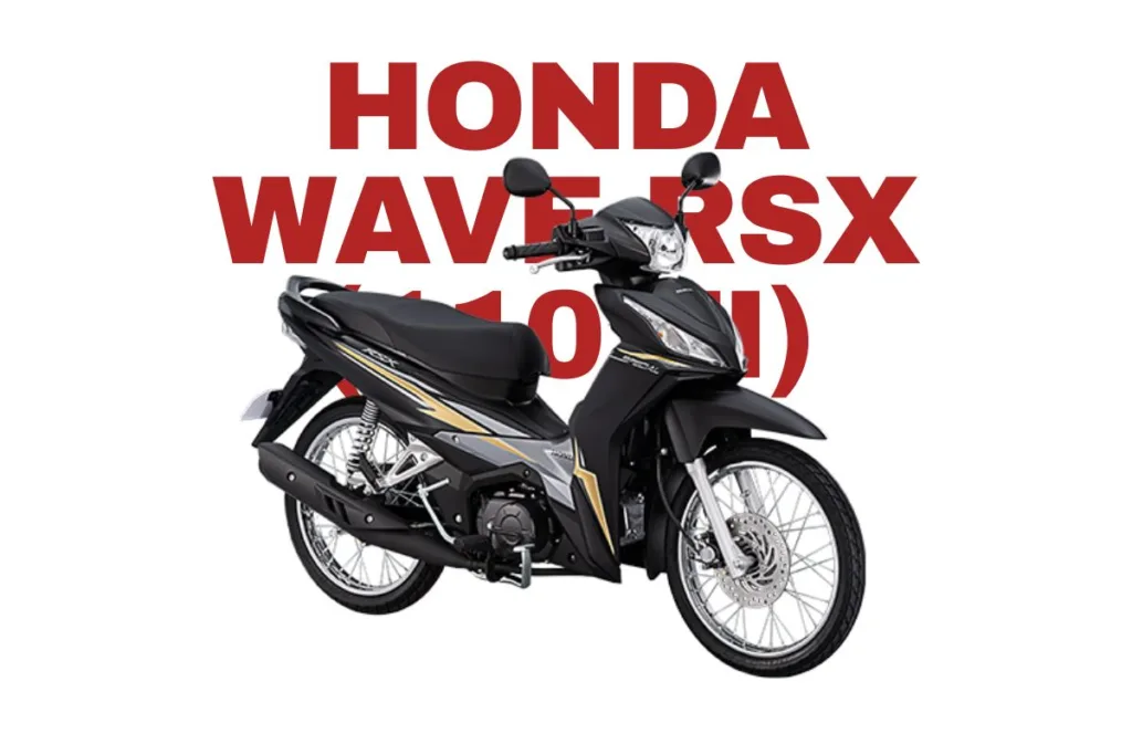 Top 5 Motorcycles for Daily Commuters in the Philippines - Honda Wave RSX (110 FI)