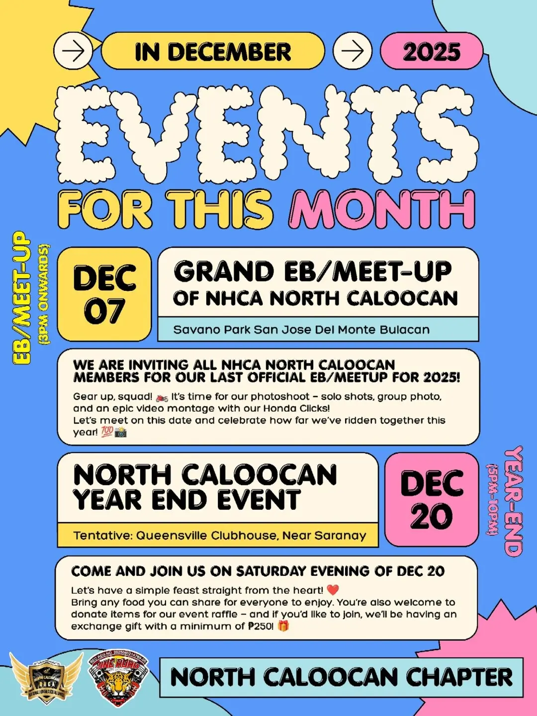 NHCA North Caloocan Year End Event 2025 Celebration and Community Gathering