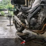 big bike oil change interval Philippines motorcycle engine oil change in home garage tropical climate maintenance