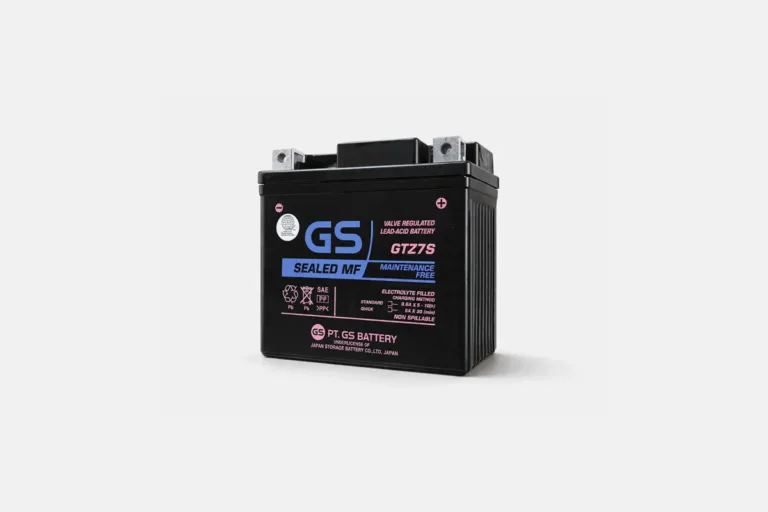 GS motorcycle battery GTZ7S sealed maintenance free design