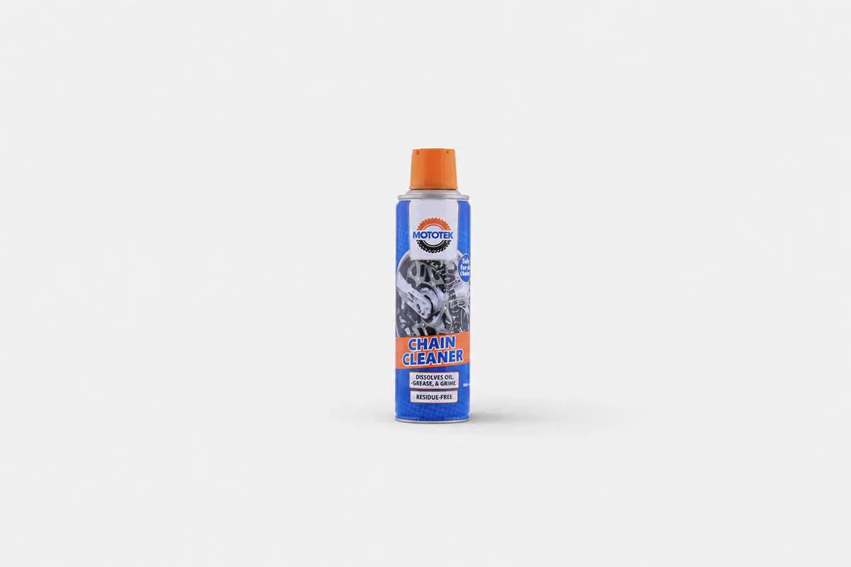 Mototek Chain Cleaner Review Philippines showing motorcycle chain cleaning for daily Filipino riding conditions