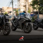 Best Beginner Big Bikes Philippines 2026 with beginner-friendly motorcycles parked on a Manila street