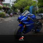 Blue Yamaha YZF-R6 discontinued featured image parked on a residential street in the Philippines