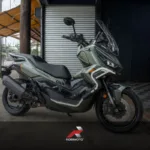 Zontes 400G Philippines adventure scooter featured image outside motorcycle shop in the Philippines