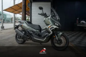 Zontes 400G Philippines adventure scooter featured image outside motorcycle shop in the Philippines